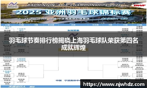 羽毛球节奏排行榜揭晓上海羽毛球队荣获第四名成就辉煌